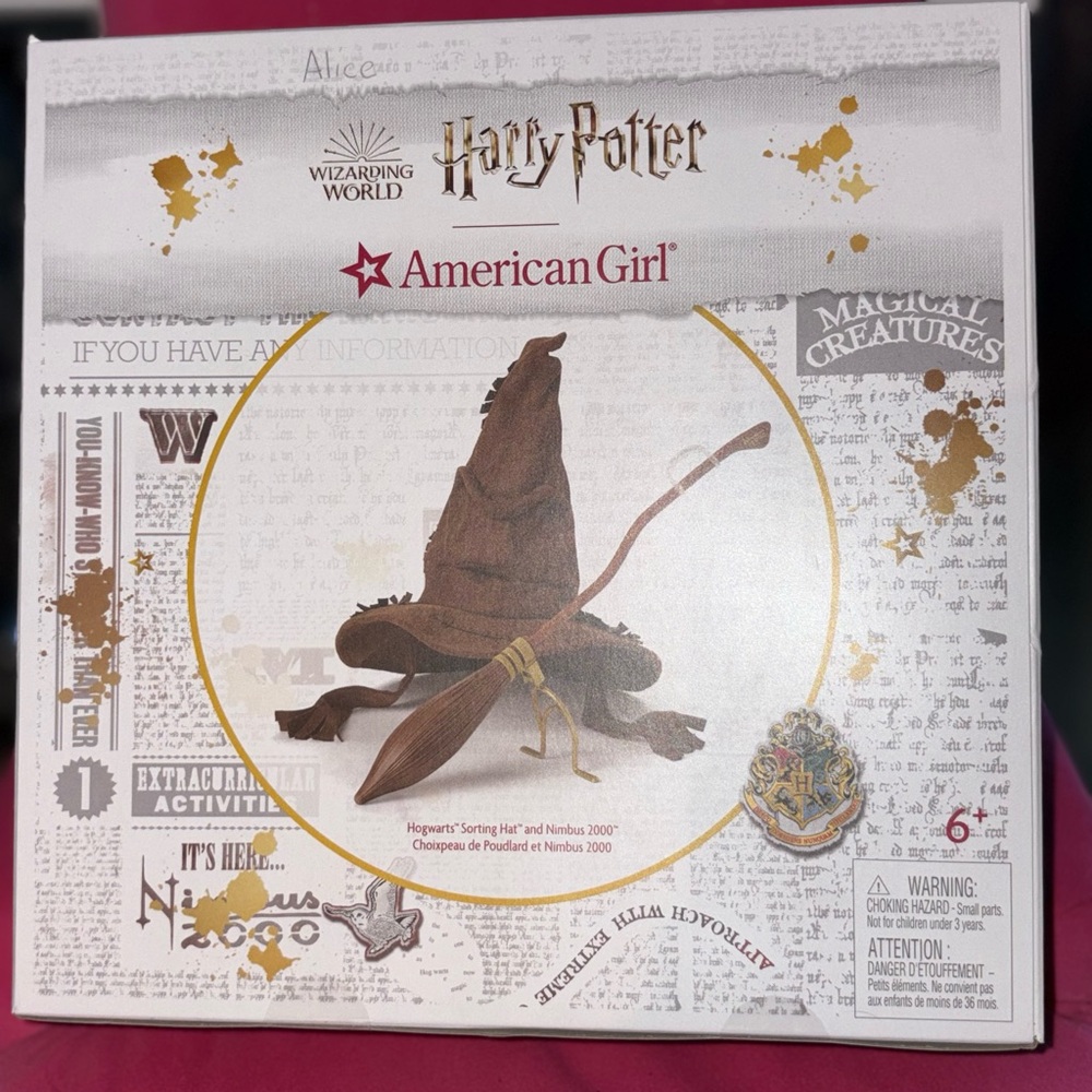 American Girl Harry Potter Sorting Hat set
